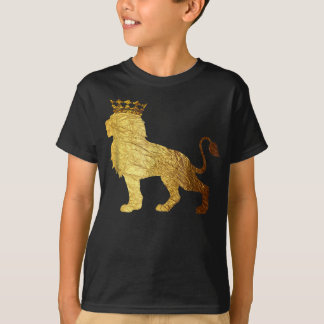 T-shirt Gold Lion King | Animaux sauvages