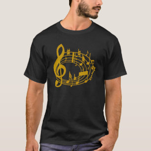 T-shirt Gold Notes_