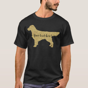 T-shirt Gold Parties scintillant Golden Retriever Votre