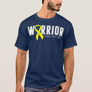 T-shirt Gold Ribbon Warrior sensibilisation au cancer de l