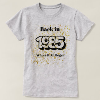 T-shirt Gold Splash 1985