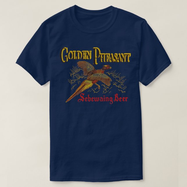 T-shirt Golden Agréable Bière de mer Retro Déficit Brewe (Design devant)