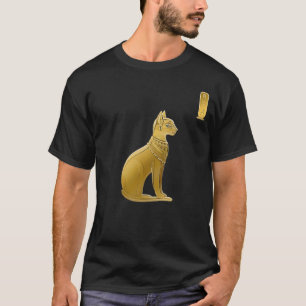 T-shirt Golden Bastet - Déesse égyptienne des chats