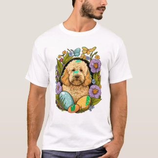 T-shirt Golden Doodle Bunny Eggs