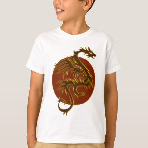 T-shirt Golden Dragon Sun