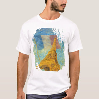 T-shirt Golden Eiffel Tower T‑Shirt