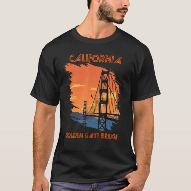 T-shirt Golden Gate Bridge en Californie San Francisco Sou (Devant)
