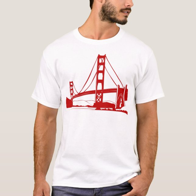 T-shirt Golden gate bridge - San Francisco, CA (Devant)