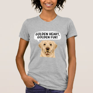 T-shirt Golden Heart Retriever