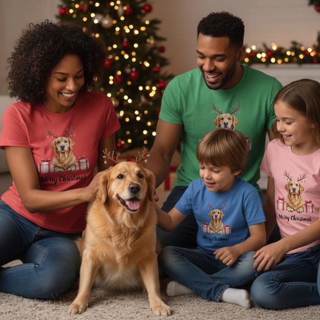 T-shirt Golden Reindeer (Créateur téléchargé)