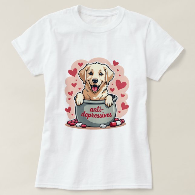 T-shirt Golden Retriever (Design devant)