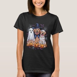T-shirt Golden Retriever Chien Fantôme Halloween Golden Re