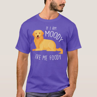 T-shirt Golden Retriever Chien Moody Foody