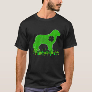 T-shirt Golden Retriever Chien St. Patrick's Day Cute Sham