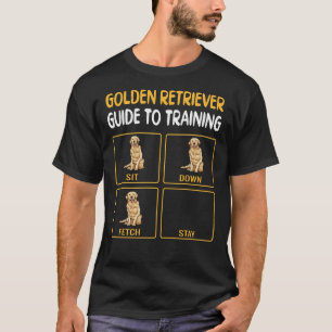 T-shirt Golden Retriever Guide Pour L'Entraînement Obedien