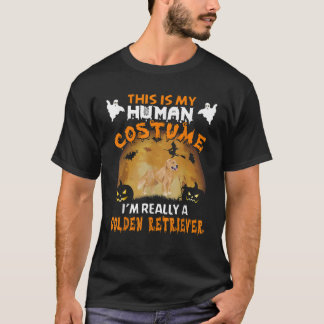 T-shirt Golden Retriever Halloween T Shirt C'Est Mon Coût