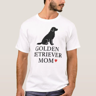 T-shirt Golden Retriever Maman Fier chien parent