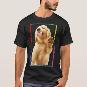T-shirt Golden Retriever Meilleurs amis
