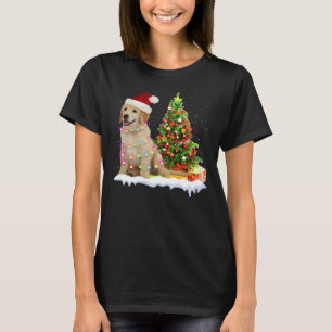 T-shirt Golden Retriever Noël Fêtes de Noël
