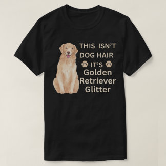 T-shirt Golden Retriever Parties scintillant - Drôle Chien