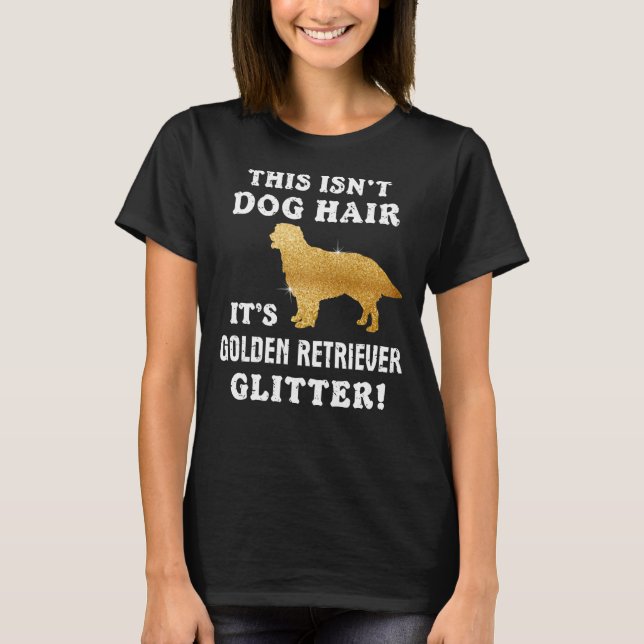 T-shirt Golden Retriever Parties scintillant Goldens Propr (Devant)