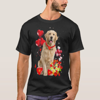 T-shirt Golden Retriever Valentines Day Shirt Funny Dog
