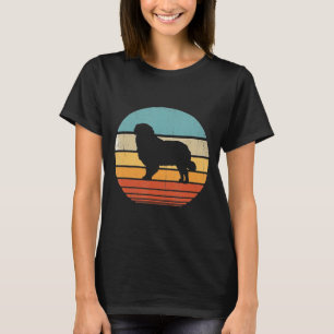 T-shirt Golden Retriever Vintage Silhouette 60s les années