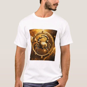T-shirt "Golden Scorpio Cosmos : Planetary Tee"