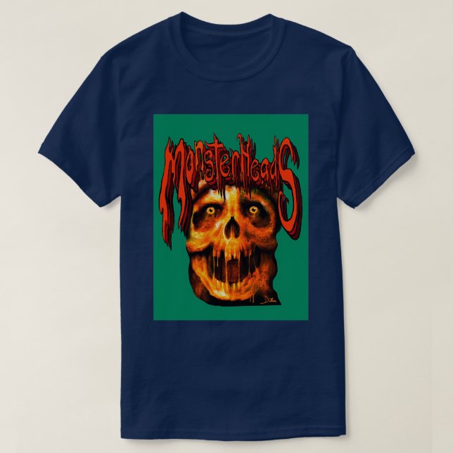 T-shirt Golden Scull (Design devant)