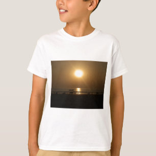 T-shirt Golden Summer Sunset Réflexion sur la plage