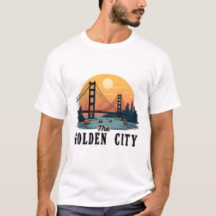 T-shirt Golden Vista