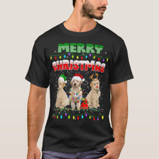 T-shirt Goldendoodle Chien Arbre Chandail de Noël Xmas Pet