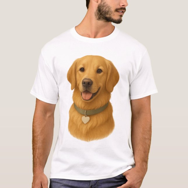 T-shirt GoldenPaws (Devant)