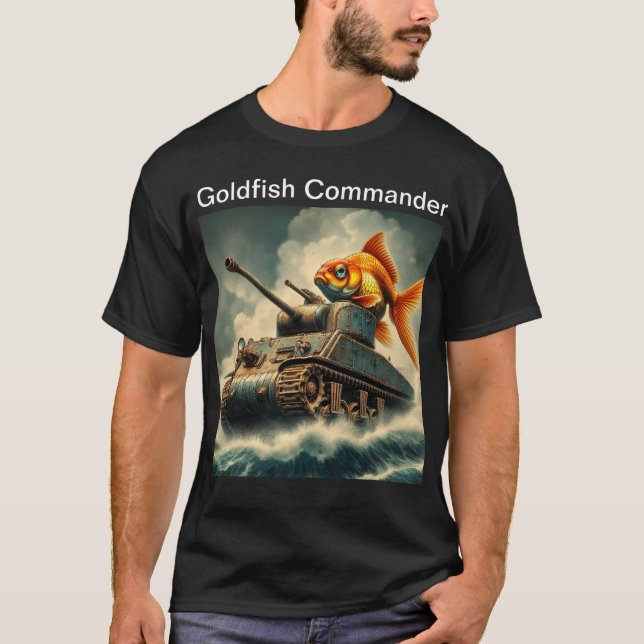 T-shirt "Goldfish Commander" (Devant)