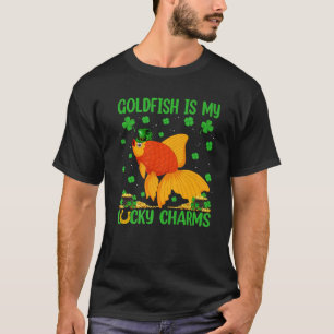 T-shirt Goldfish Is My Lucky Charms Goldfish St. Patrick's