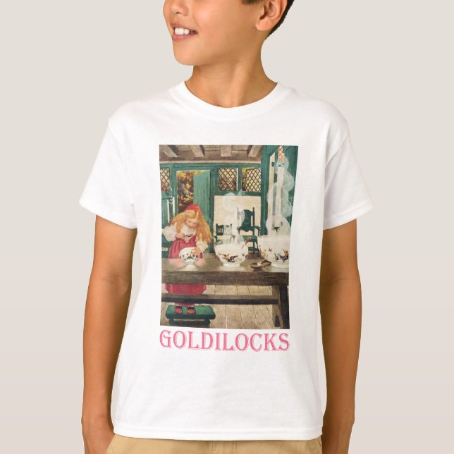 T-shirt Goldilocks et les trois ours (Devant)