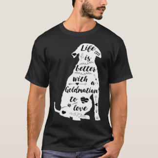 T-shirt Goldmatian Dog for Goldmatian Dog