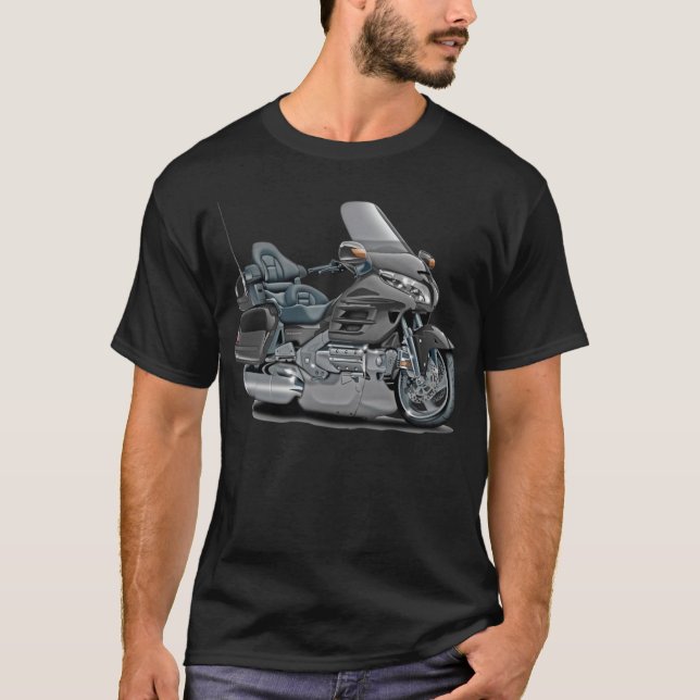 T-shirt Goldwing Grey Bike vélos brap (Devant)