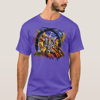 T-shirt Golem hurle