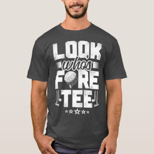 T-shirt Golf 40E Anniversaire Jeu Vintage Look QuiS Fore T