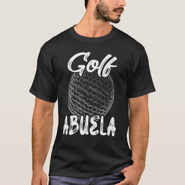 T-shirt Golf Abuela Femmes Golf Golf Ball Player Famille M (Devant)