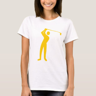 T-shirt Golf - Ambre