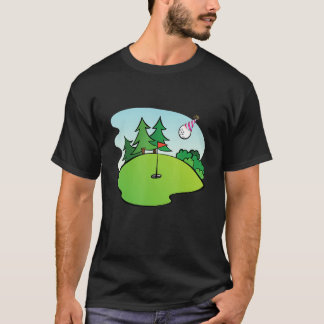 T-shirt Golf Anniversaire Golf Heureux Birdie Pour Moi Pap
