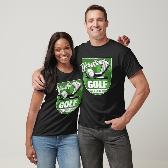 T-shirt Golf Club NAME Pro Golfer Player Personnalisé (Unisexe)