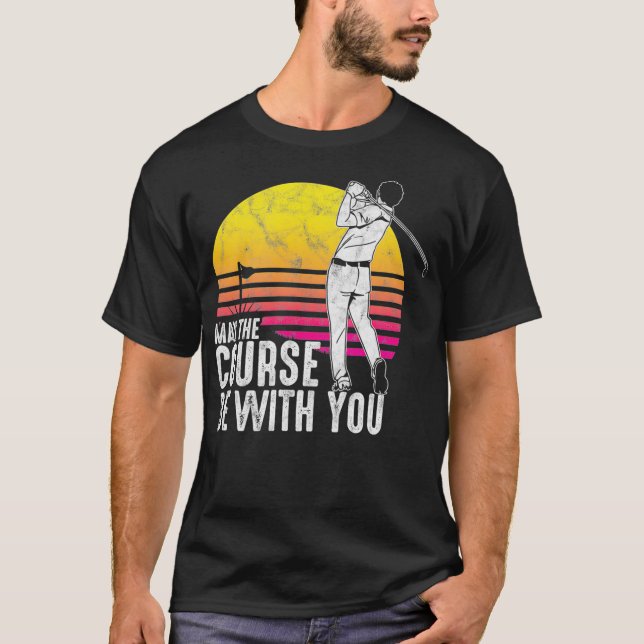 T-shirt Golf cool Peut Être Avec Vous Golf (Devant)