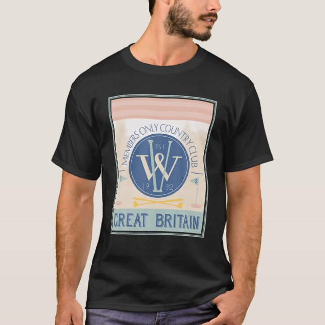T-shirt Golf Country Club 1952 Golfing Golfing Tee - shirt (Devant)