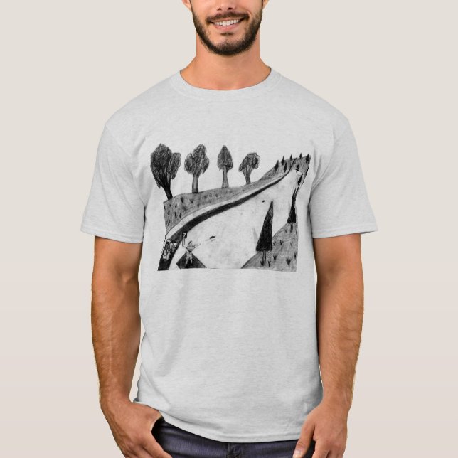 T-shirt golf de disque (Devant)