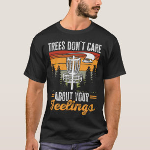 T-shirt Golf de disque Frisbee Golf Les arbres se moquent