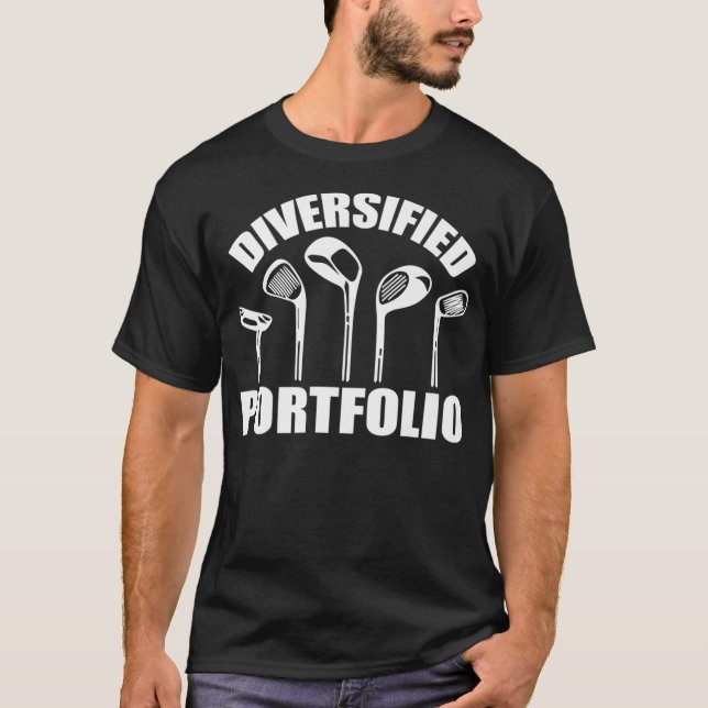 T-shirt Golf Diversified Portfolio Funny Business (Devant)