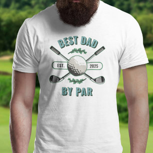 T-shirt Golf & Golf Ball Meilleur Papa Par Par